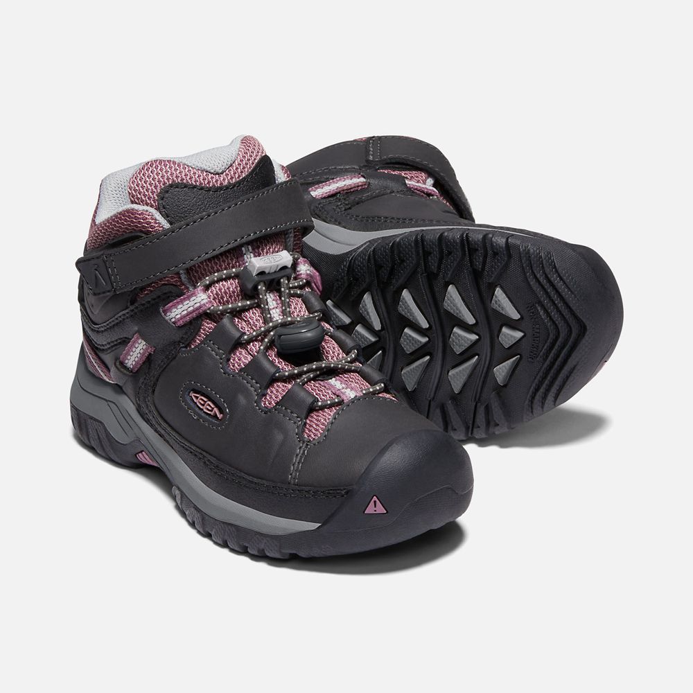 Keen Laarzen Kinderen Zwart/Roze - Targhee Waterproof - 45862-RMNA